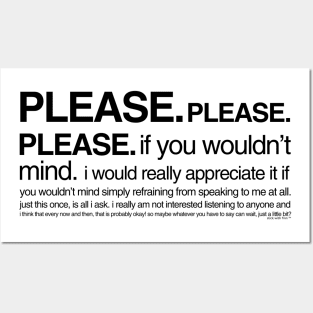 PLEASE PLEASE PLEASE Posters and Art